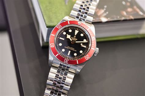 tudor black bay 2023 thickness|tudor black bay burgundy 2023.